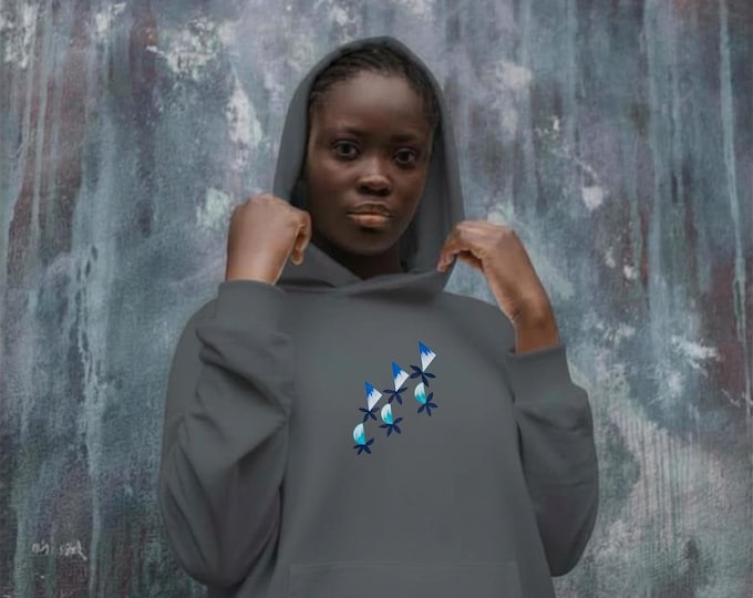 Geometric Floral Hoodie – Women’s Essential