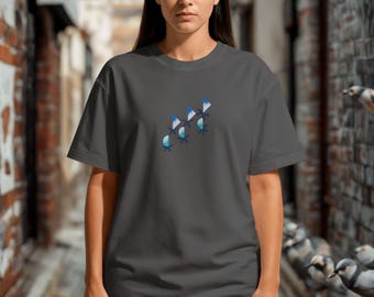 Geometric Floral T-Shirt – Women’s Relaxed Fit