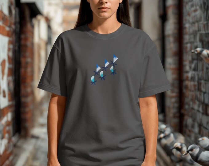 Geometric Floral T-Shirt – Women’s Relaxed Fit