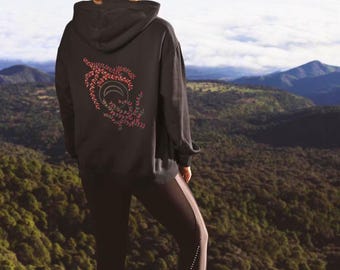 Floral Minimalist Hoodie – Premium Unisex Streetwear Sweatshirt