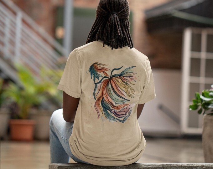 Women's Oversized Faded Art Tee