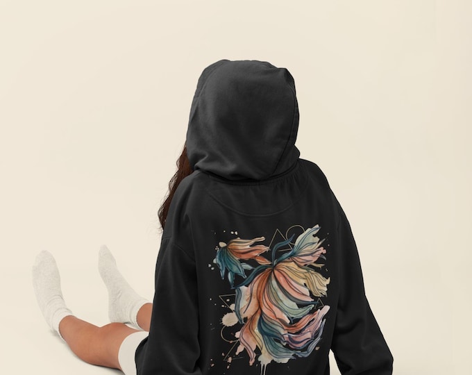 Abstract Art Heavyweight Hoodie for Women