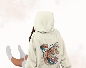 Abstract Art Heavyweight Hoodie for Women