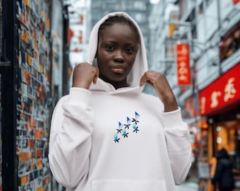 Geometric Floral Hoodie – Women’s Essential