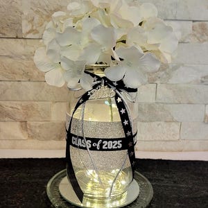 2025 Graduation centerpiece Lighted Centerpiece, Party Decoration, Bridal Shower centerpieces, Wedding centerpieces Table decor