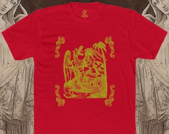 Camiseta Vaporwave inspirada en Dragon Slayer para hombre/unisex, inspirada en Barber Beats