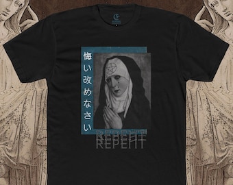 Camiseta Vaporwave inspirada en Barber Beats para hombre/unisex de Repent Occult Nun