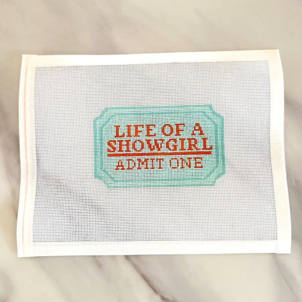 Life of a Showgirl Needlepoint Canvas