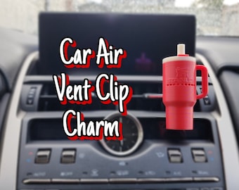 Stanley Tumbler Car Vent Clip | Coffee Bean Container | Car Decor | All-Natural Car Freshener | Car Accessories
