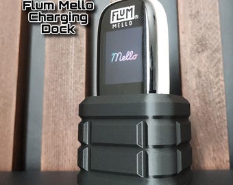 Flum Mello Charging Dock | Vape Charger | Stylish Charging Stand with Built In USB C Cable | Desk Organizer | Vape Holder Station
