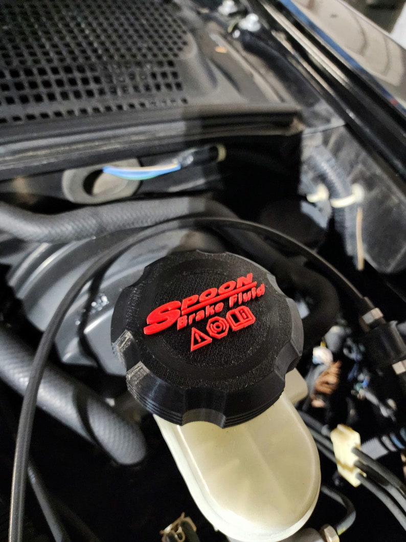 Honda S2000 Brake Reservoir Cap Cover | AP1 | Spoon Inspired Brake Fluid Cap | Honda Accessories | JDM | Honda Parts | Honda Accord image 4