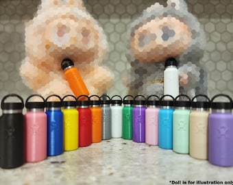 Doll Hydroflask Accessory with Chain | Miniature Bottle Hydroflask Inspired | Plush Accessory | Stuffed Toy Bottle | 3D Printed Bottle Toy