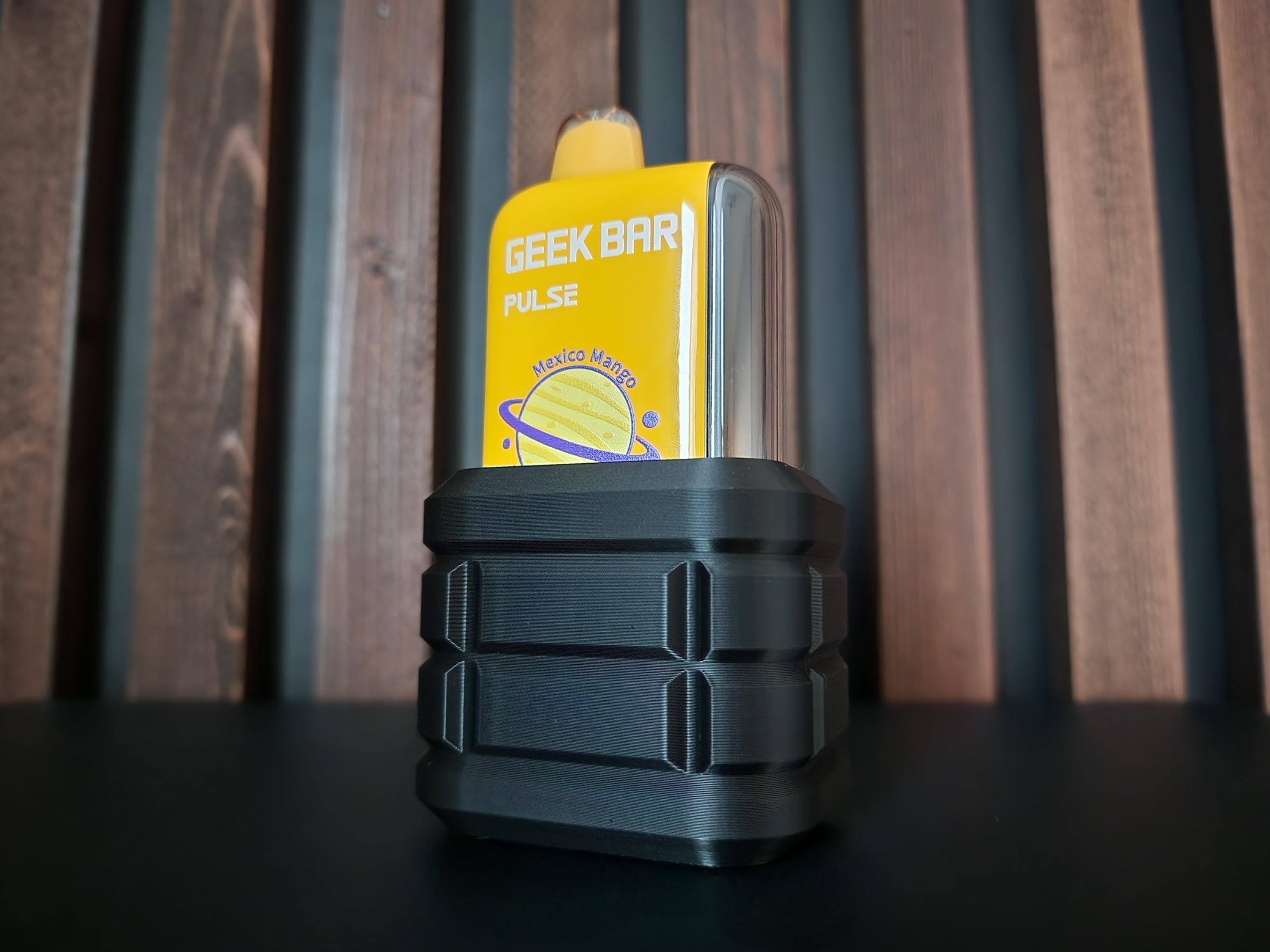 Geek Bar Pulse Charging Dock | Stylish Charging Stand With Built in USB C  Cable | Desk Organizer | Vape Charger | Vape Holder Station