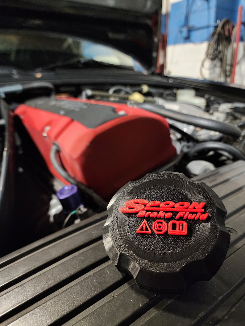 Honda S2000 Brake Reservoir Cap Cover | AP1 | Spoon Inspired Brake Fluid Cap | Honda Accessories | JDM | Honda Parts | Honda Accord image 5