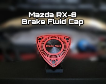 Mazda RX8 Brake Fluid Cap, Mazda RX8 Accessories, 3D Printed Cap, RX8 Mods