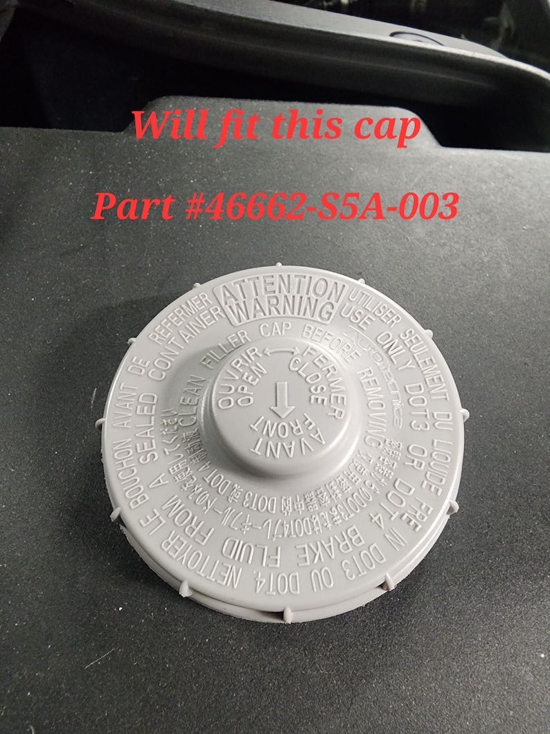 Honda S2000 Brake Reservoir Cap Cover | AP1 | Spoon Inspired Brake Fluid Cap | Honda Accessories | JDM | Honda Parts | Honda Accord image 6