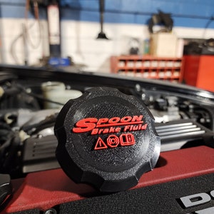 Honda S2000 Brake Reservoir Cap Cover | AP1 | Spoon Inspired Brake Fluid Cap | Honda Accessories | JDM | Honda Parts | Honda Accord image 3