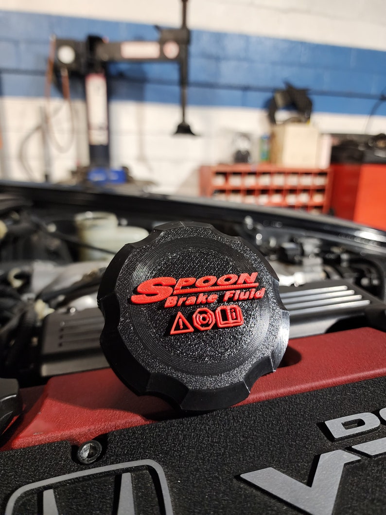 Honda S2000 Brake Reservoir Cap Cover | AP1 | Spoon Inspired Brake Fluid Cap | Honda Accessories | JDM | Honda Parts | Honda Accord image 3
