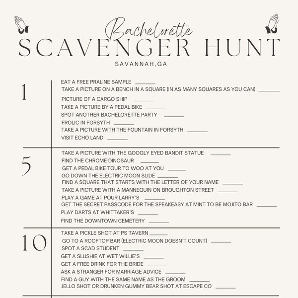 Scavenger Hunt in Savannah, GA