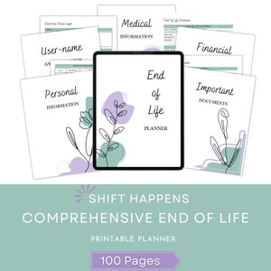 End Of Life, Estate Planning, PDF Planner, Emergency Planner, What if Binder, In Case of Emergency, End of Life Planner, goodnotes planner,]