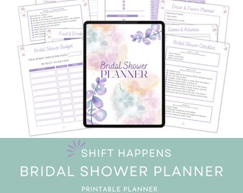 Ultimate Bridal Shower Planner | Wedding Planning Kit for Brides