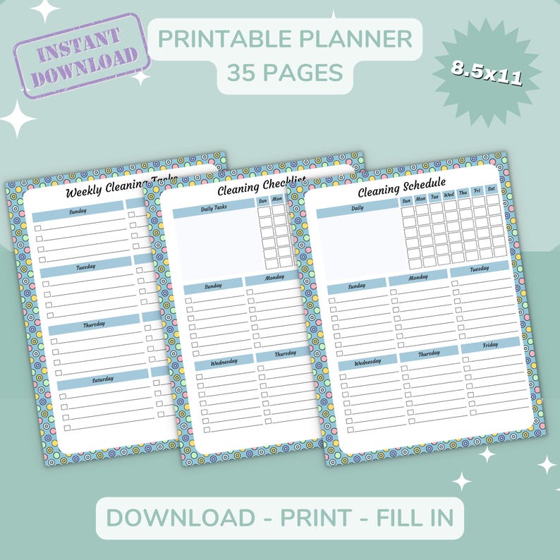 cleaningplanner, cleaning planner, cleaning planne, deep clean checklist, cleaning schedule, cleaning checklist, cleaning printable, declutter challenge, seasonal cleaning, decluttering planner, declutter checklist, deep cleaning chart
