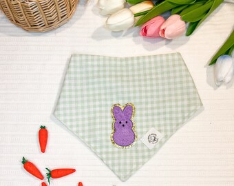 Hoppy Easter Bandana, Easter Dog Bandana, Dog Bandana, Spring Dog Bandana