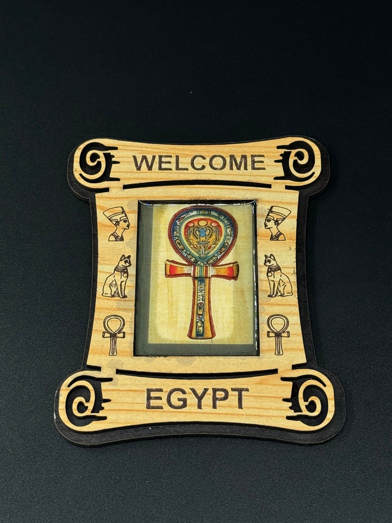 Life Key Fridge Egyptian Symbols Hieroglyphs Nefertiti Egypt Etsy