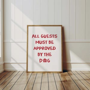 Gifts for Dog Lovers Trendy Dog Prints Funny Dog Wall Art Gifts for Dog Moms Puppy Poster Typography Art Printable Wall Art for Dog Owners