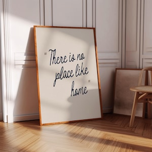 There'S No Place Like Home Wall Art: Transform Your Space Instantly