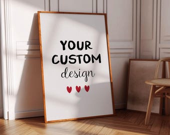 Custom Quote Wall Art, Aesthetic Custom Quote Prints, Personalize your own Wall Art, Personalised Neutral and Warm Typography Print Gifts