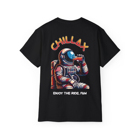 Chillax 宇宙飛行士Tシャツ：面白い宇宙人ユニセックスTシャツ - Etsy 日本
