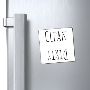 Dirty or Clean Dishwasher Magnet, For the Kitchen, Perfect Housewarming Gift, Dishwasher Magnet, Clean or Dirty