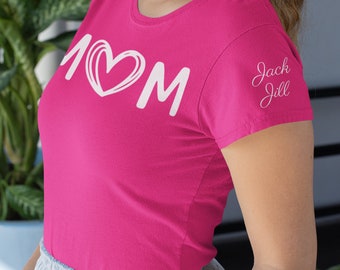 Mom Shirt Custom Mom Shirt for Mother's Day Mom Gifts Birthday Gift for Her Mama Shirt With Kids Name Mama T Shirt Custom Mama Shirt