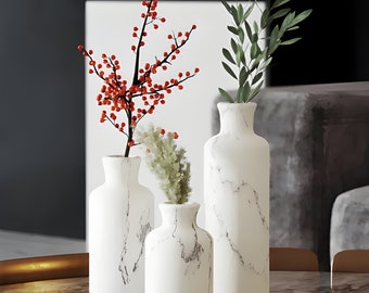 Handmade Home Decor Modern Ceramic Vase, Set of 3