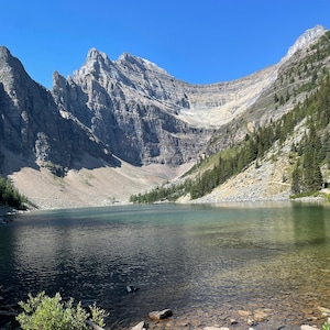 Lake Louise, Banff Nationaal Park. Digitale afdruk