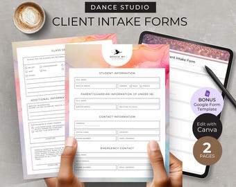 Plantilla de folleto de inscripción para estudio de danza, Documentos de admisión para clases de danza infantil, Documento de entrenamiento para bailarines, Formulario de Google para profesores de danza, DS1