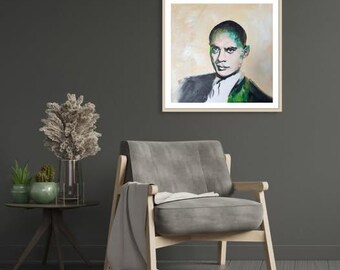 Wall Art | Hollywood Portrait | Yul Brynner | The King & I | AMFM ARTWORKS | Canvas Print | (see product description for size details)