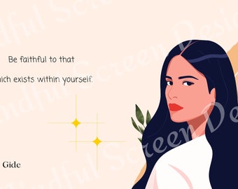 Embrace Your Inner Faith, Digital Wallpaper: Cultivate Self-Love