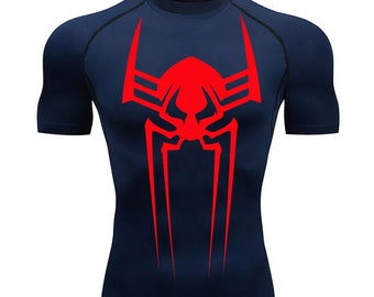 Spiderman Herren Gym Kompression Shirt