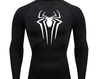 Spiderman Herren Gym Kompression Shirt