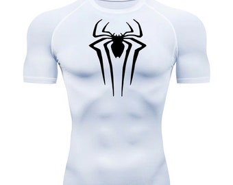 Spiderman Herren-Kompressionsshirt für das Fitnessstudio
