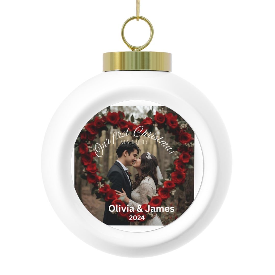 Personalized Christmas Ball Ornament First Christmas Together Keepsake — free download
