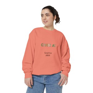 Cardiac Shopia 2025 Unisex Garment-Dyed Sweatshirt - Trendy Gift for Her, Heart Health Awareness, Valentine&#39;s Day Apparel, Cozy Pullover,