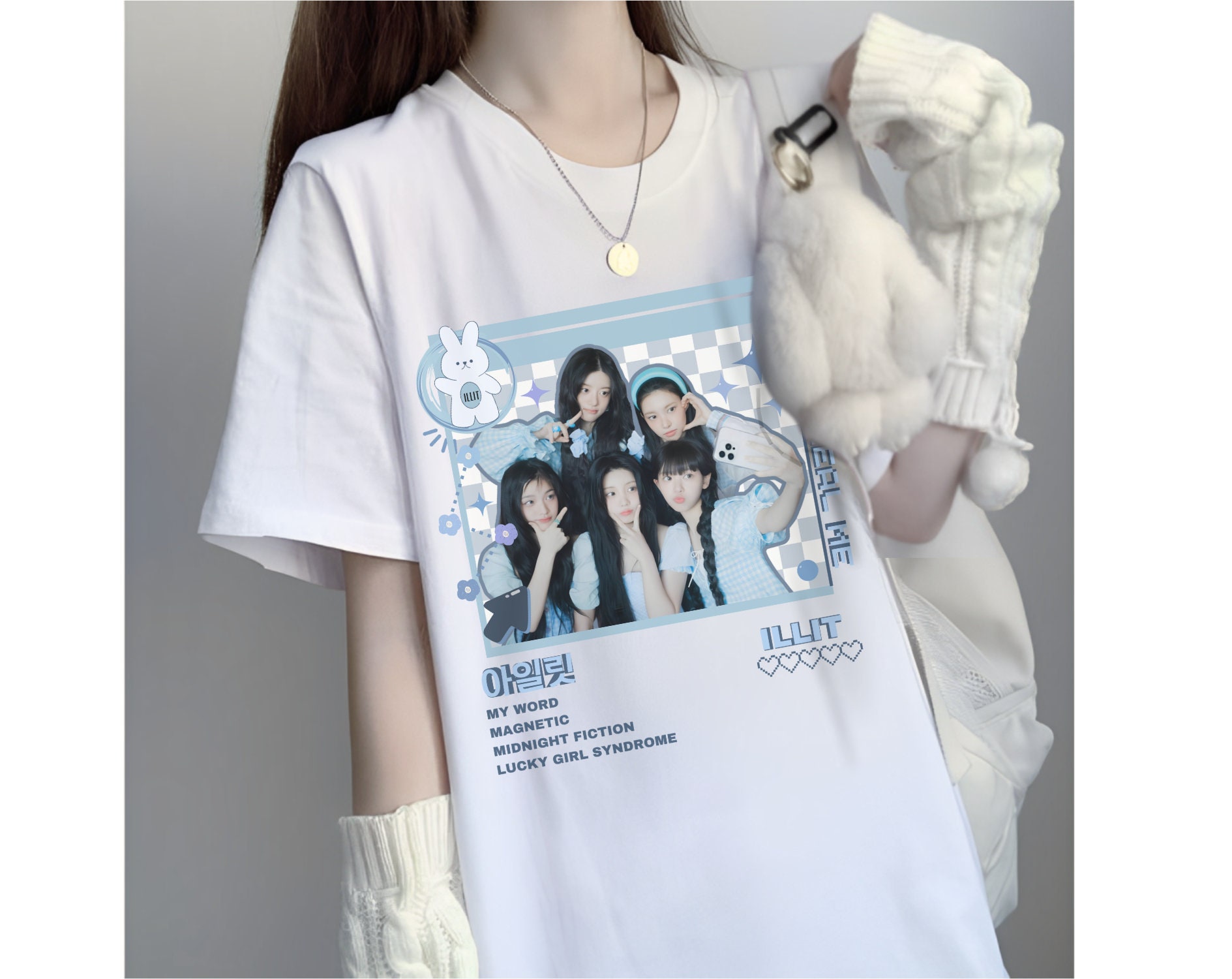 Illit Magnetic Tshirt, Illit Lightstick, Illit Merch, Illit Illit Magnetic Tshirt, Illit Lightstick, Illit Merch, Illit