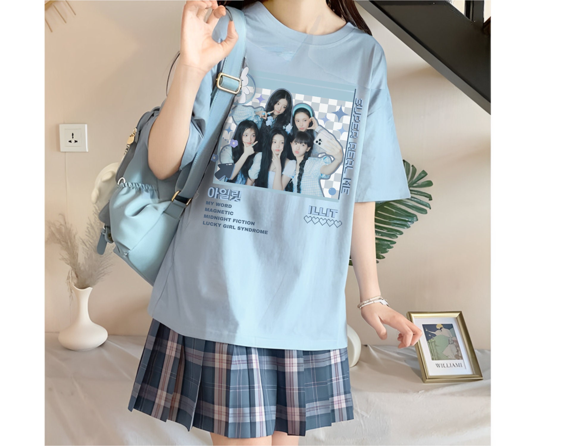 Illit Magnetic Tshirt, Illit Lightstick, Illit Merch, Illit Illit Magnetic Tshirt, Illit Lightstick, Illit Merch, Illit