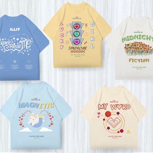 Illit Kpop Tshirt, Illit Merch, Illit Lightstick, Illit Magnetic ...