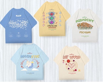 Illit Kpop Tshirt, Illit Merch, Illit Lightstick, Illit Magnetic, Illit Album, Kpop Tee, Illit Kpop, Iroha, Minju, Wonhee, Yunah, Moka, - Etsy Illit Kpop Tshirt, Illit Merch, Illit Lightstick, Illit Magnetic, Illit Album, Kpop Tee, Illit Kpop, Iroha, Minju, Wonhee, Yunah, Moka, - Etsy