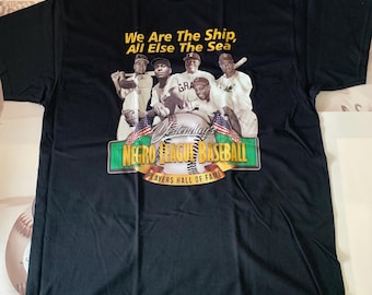 NEGR0 LE@GUES Portrait Baseball Shirt Black History Month