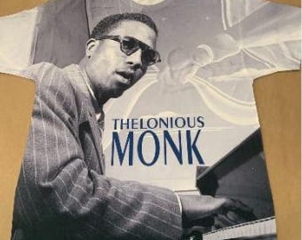 Thelon!ous Monk Playing Piano Shirt Jazz Music Legends Juneteenth Black History Month